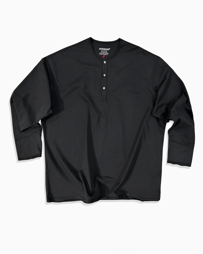 Henry Neck Thermal Sweat Tee