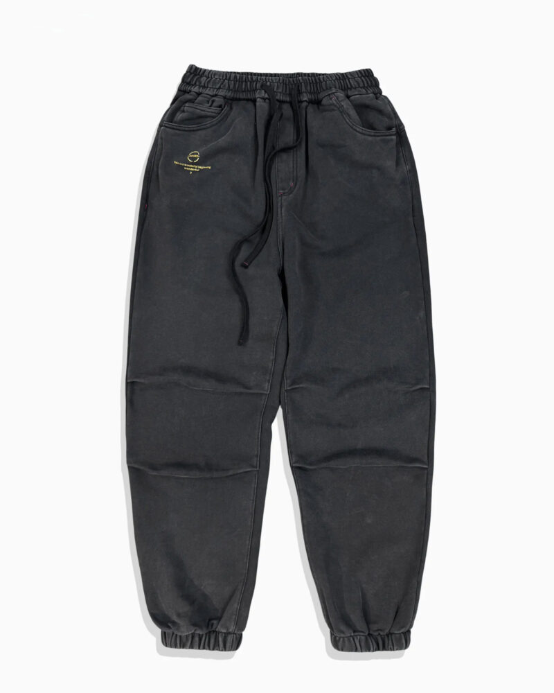 Cotton sweatpants black
